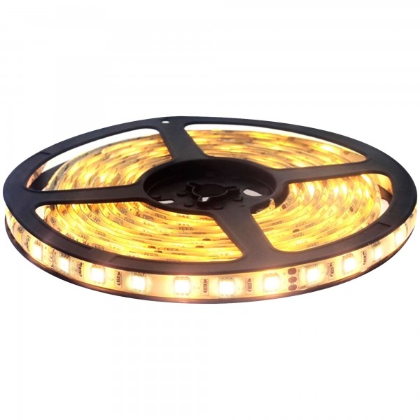 Kit tira led 12v.3mt. 6w.ip20 calida