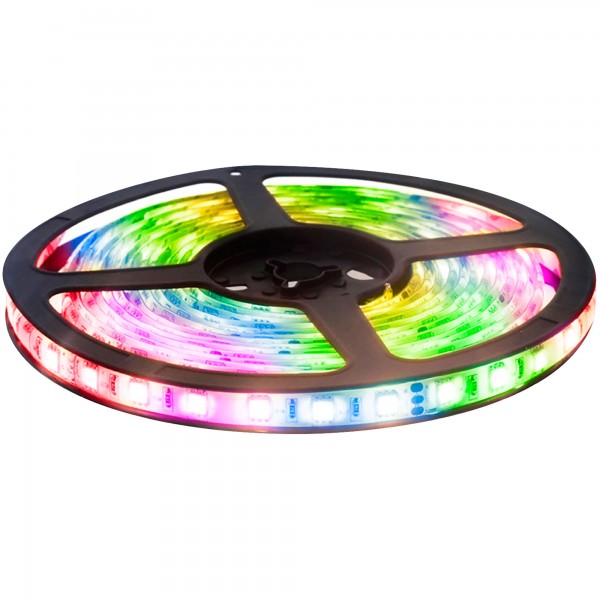 Kit tira led 12v.3mt.28w.ip65 rgb