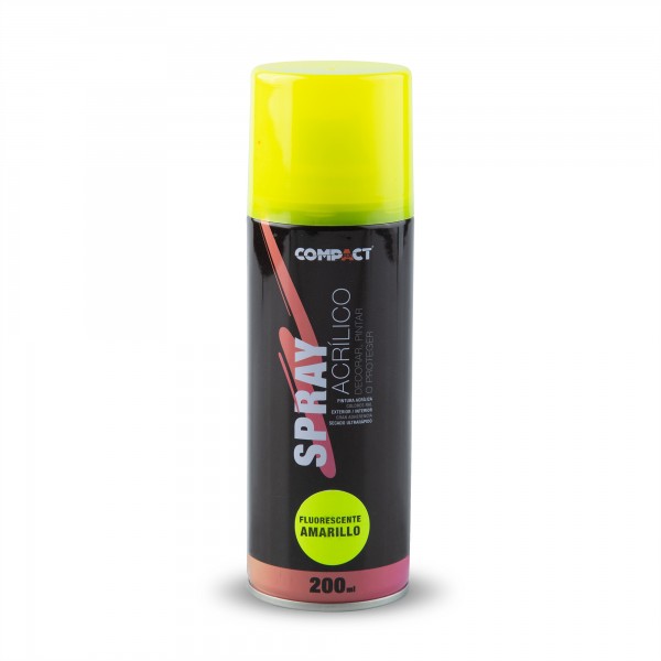 Pintura spray 200ml. fluor.amarillo