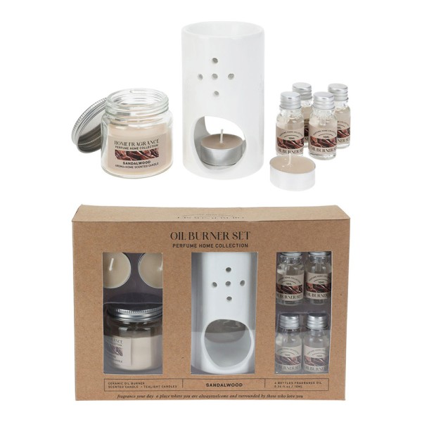 Quemador fragancias set